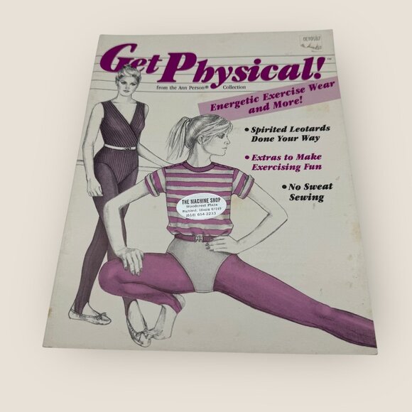 Vintage Get Physical Ann Person Exercise Wear Sewing Pattern Collection 80s Book - Picture 1 of 2